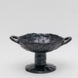 Stoneware Pedestal with Handles