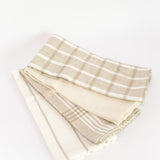 Grid Woven Dishtowel - Ivory