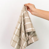 Plaid Woven Dishtowel - Ivory