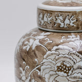 Province Lotus Lidded Jar