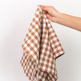 Gingham Linen Tea Towel
