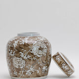 Province Lotus Lidded Jar