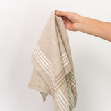 Grid Woven Dishtowel - Ivory