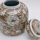 Province Lotus Lidded Jar