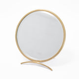 Antique Brass Folding Mirror