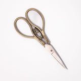 Vintage-Inspired Brushed Brass Scissors