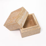 Travertine Square Storage Box