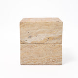 Travertine Square Storage Box