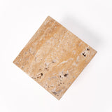 Travertine Square Storage Box