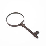 Aged Key Magnifying Glass