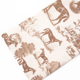 Vintage-Inspired Horse Toile Kitchen Towel