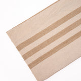 Striped Tea Towel - Ivory and Tan