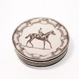 Vintage-Inspired Horse and Rider Plate