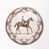 Vintage-Inspired Horse and Rider Plate