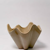 Stoneware Pleated Bowl
