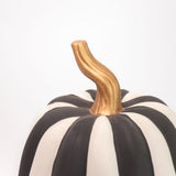 Matte Striped Pumpkin - Oval