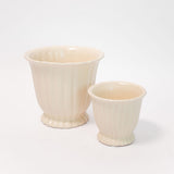 Fluted Stoneware Pot - 2 Sizes