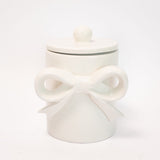Ceramic Bow Canister - 2 Sizes