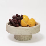 Stoneware Pedestal Bowl