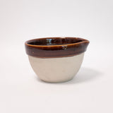 Stoneware Mixing Bowl with Glazed Rim