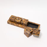 Tortoiseshell Resin Dice Set