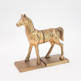 Iron Horse Bookends - Gold