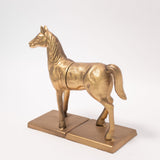 Iron Horse Bookends - Gold
