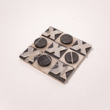 Onyx and Marble Tic Tac Toe Set