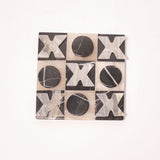 Onyx and Marble Tic Tac Toe Set