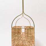Woven Cane Caddy Basket