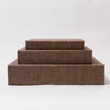 Storage Book Box Set - Brown