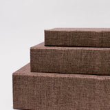 Storage Book Box Set - Brown