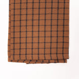 Checkered Tea Towel - Rust + Black