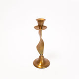 Twisted Brass Taper Holder