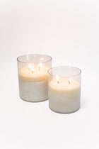 Jasmine Frosted Glass Candle - 2 Sizes