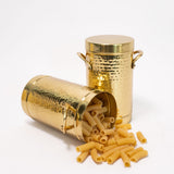Hammered Gold Canister
