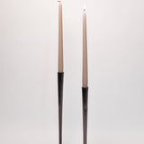 Bronze Aluminum Taper Holders - Set of 2
