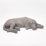 Napping Dog Sculpture