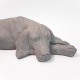 Napping Dog Sculpture