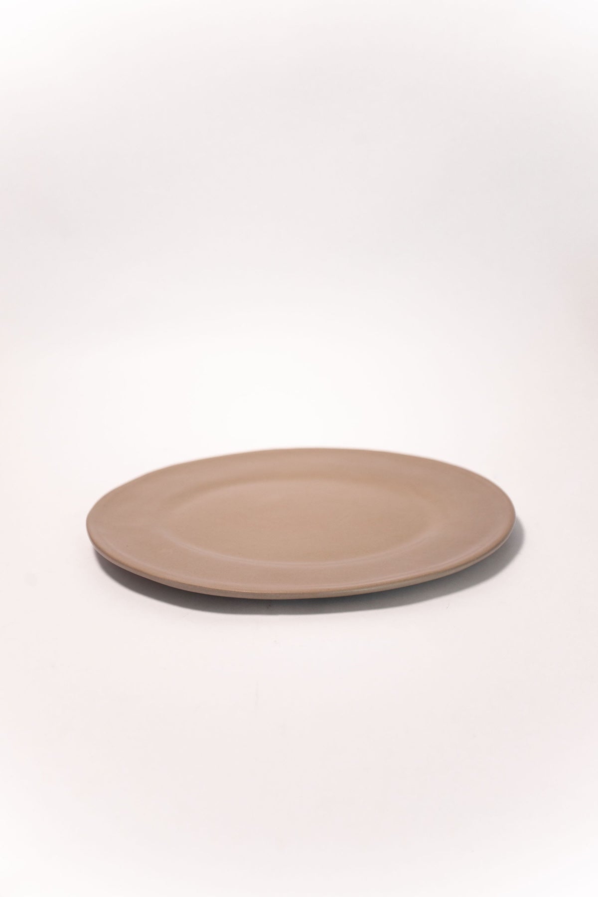 Handcrafted Oval Clay Dinner Plate
