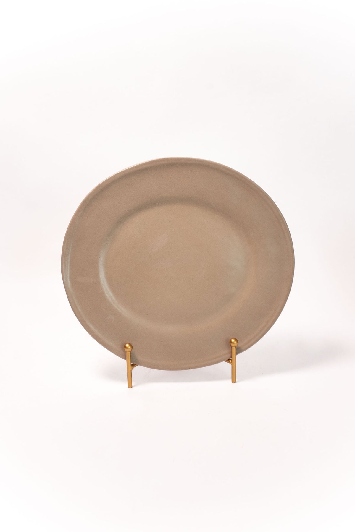 Handcrafted Oval Clay Dinner Plate