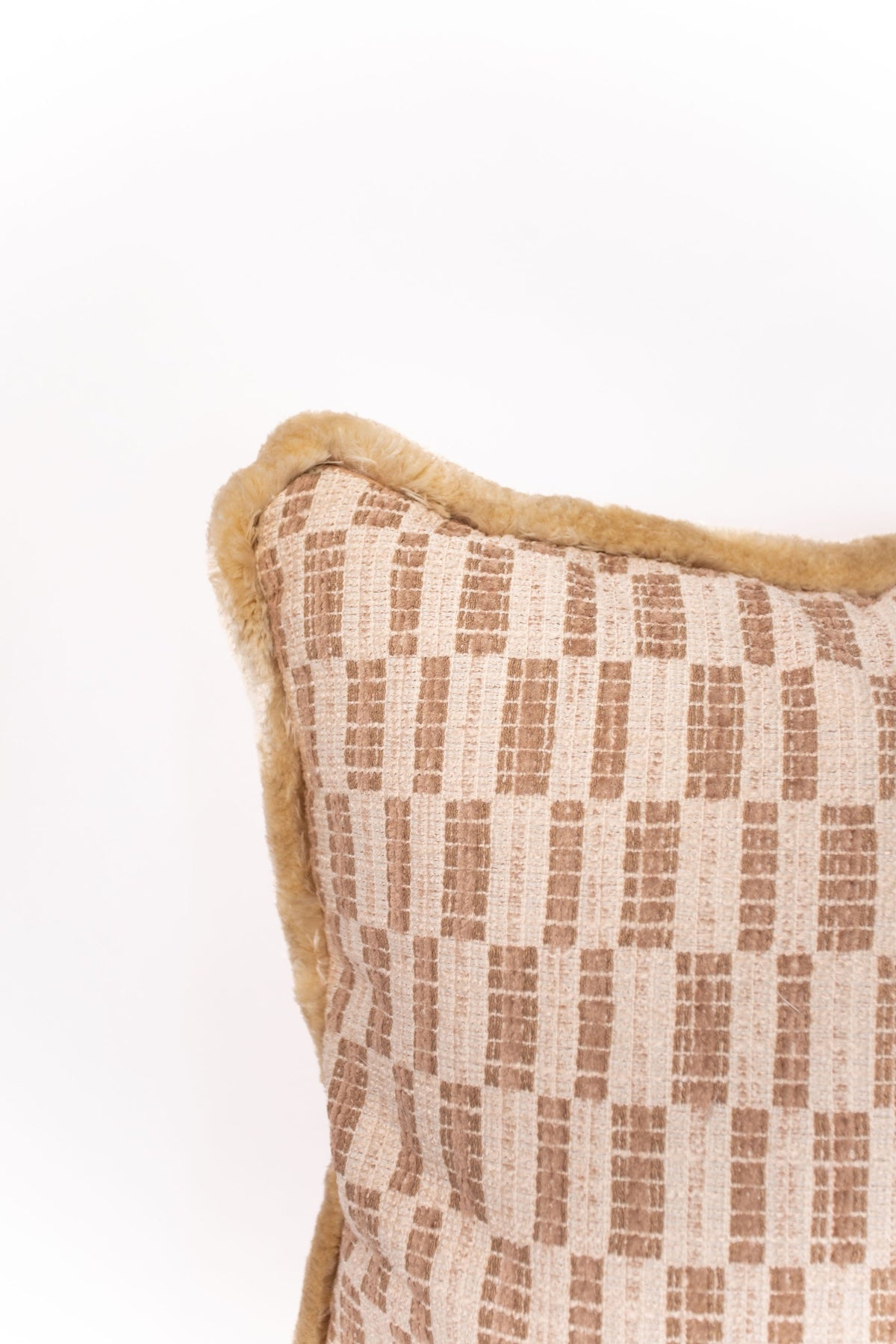 Geometric Fringe Pillow - 20