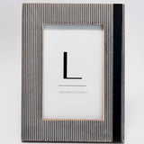 Black and White Striped Frame - 2 Sizes