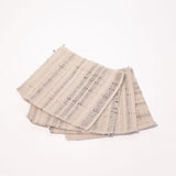 Brenham Stripe Coasters - Set of 4 -Natural