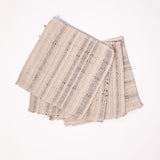 Brenham Stripe Coasters - Set of 4 -Natural