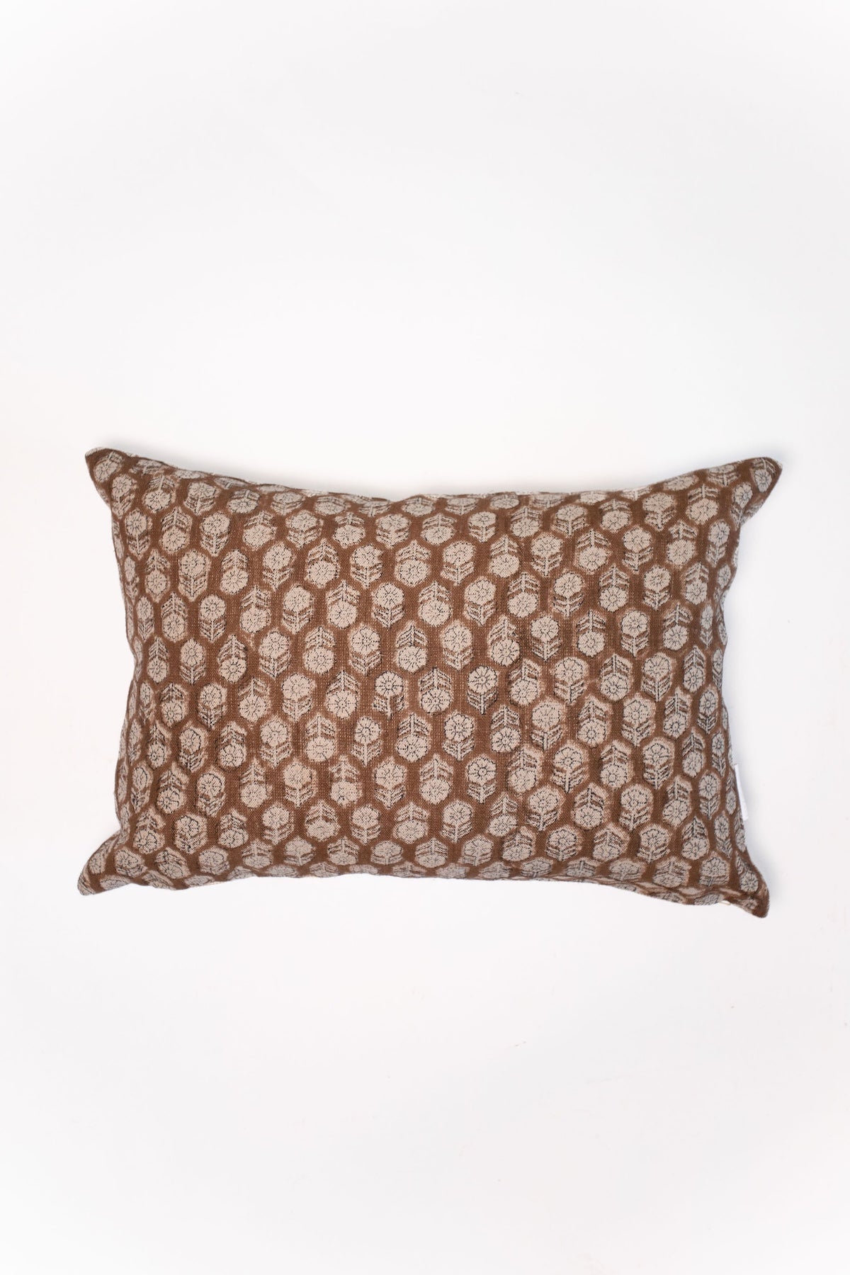 Floral Print Lumbar Pillow - 14