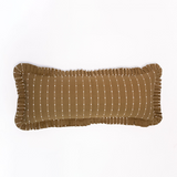 Oversized Ruffle Bolster Pillow - Dark Green - 18"x43"