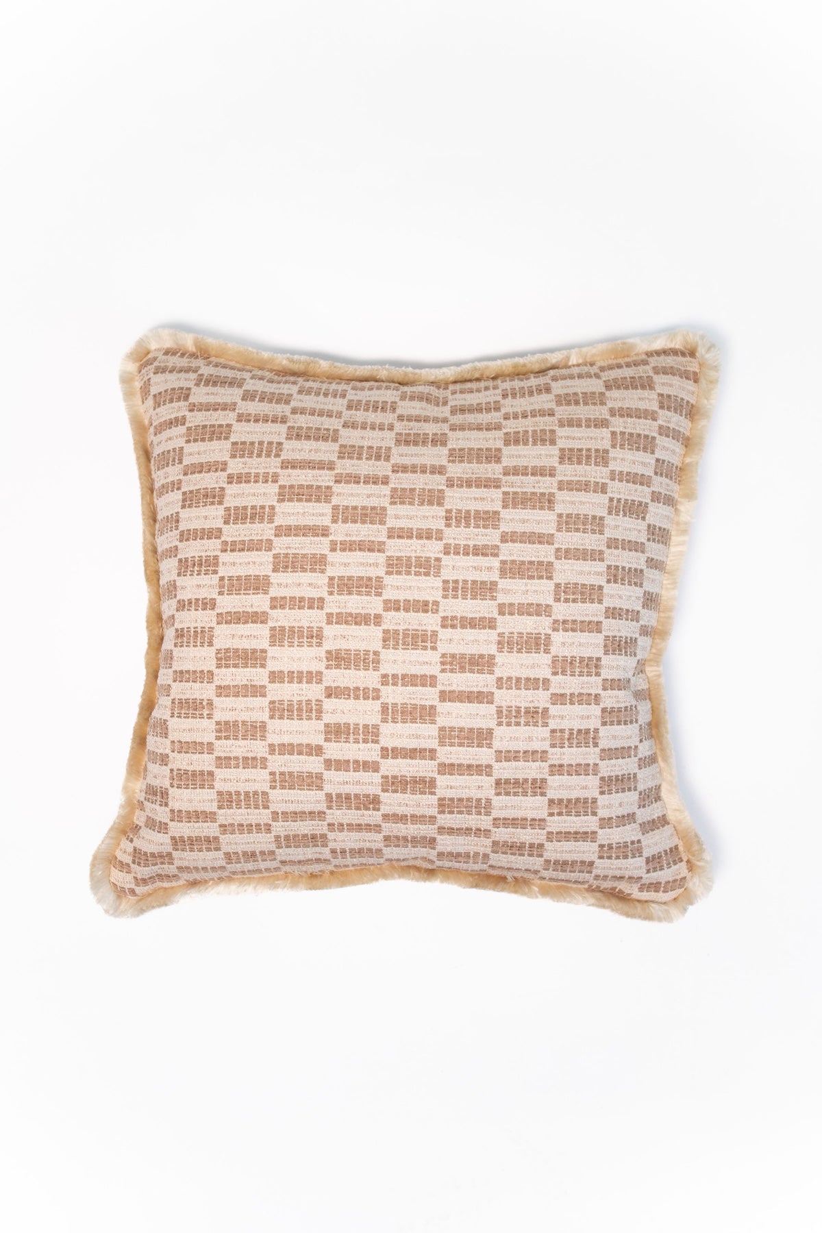 Geometric Fringe Pillow - 20