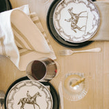 Vintage-Inspired Horse and Rider Plate