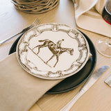 Vintage-Inspired Horse and Rider Plate